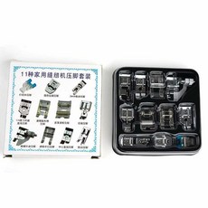 芳華兄弟飛躍蝴蝶縫紉機壓腳配件11件套組 - 家用多功能壓布腳, 1個, 芳華505A專用壓腳【11件套盒裝】