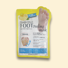 더블앤제로 필링 앤 보습 풋마스크 대용량40ml(2매) 무자극각질케어 고보습 발냄새제거