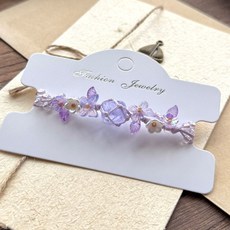 臺灣*出貨 小紅書macrame森系款手鍊水晶琉璃手繩手工編織天然爆款原創設計