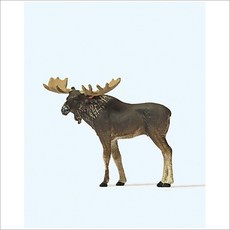 Preiser 29509 디오라마 미니어처 무스 엘크 사슴 동물 피규어 모형, 1개, 단품