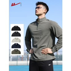 남자 반집업 탁구 유니폼 긴팔 기능성 트레이닝복