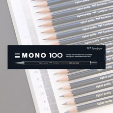 톰보우 모노100 전문가용 소묘연필 1타, HB