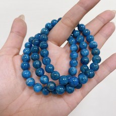 Sweet Heart 田芯好物精選 天然 藍磷灰 藍麟輝 藍鋰輝 藍磷輝 水晶 礦石手鍊 8mm 手圍17cm