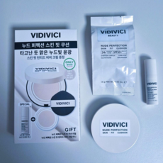 [비비크림 증정기획] 비디비치 누드 퍼펙션 스킨 핏 쿠션 기획, [본품+리필+비비] 21N 아이보리, 1개