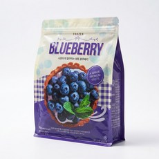 [델리차차] 글로벌 블루베리 1kg 냉동과일 세척 과일 토핑 스무디 빙수, 1개