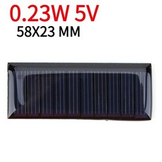 PPP 휴대용 전지 패널 충전기 태양광용 광전지 3 7V 5V 휴대폰, 1Pcs 0.23W 5V, 1개
