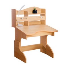 品質書桌 超穩書桌 木桌椅 課桌 成長桌椅 成長桌 學習桌 電腦桌 成長書桌 含桌面書架, 原木色70寬度書桌(帶5桌面書架), 原木色
