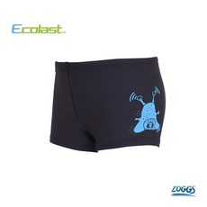ZOGGS環保泳褲-外星怪獸，幼童/幼兒/小童/男童適用，舒適四角短泳褲