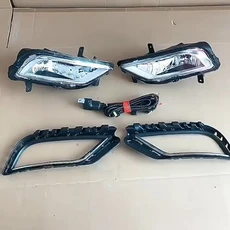 폭스바겐 VW 보라 2016 안개등 DRL 프론트 범퍼 어셈블리 주간 주행등, 02 upgrade set 5pcs