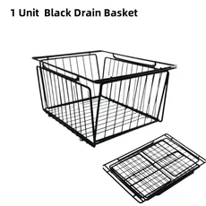 캠핑 IGT 테이블 액세서리 0.5 유닛 스테인레스 스틸 보드 접이식 보관함 1 가방, 01 Drain basket