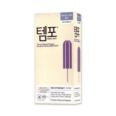 동아제약 템포 유기농 순면 네추럴 레귤러 8P, 8개입, 1개