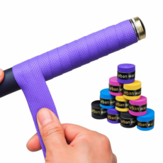 삼바쓰 기능성 강화 논슬립 땀방지 강력그립 라켓그립테이프, 10개, 퍼플