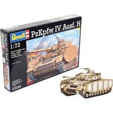 레벨 Revell 1 72 PzKpfw 탱크 프라모델 IV Ausf.H, 1개