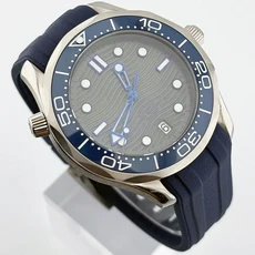 41mm 316L 스테인리스 스틸 사파이어 글래스 시계 NH35 6시 방향 무브먼트에 적합 5bar