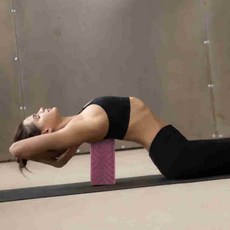 EVA 요가블럭 근막이완 운동보조 근육이완 코어강화 하체관리, 소프트핑크