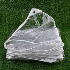 방풍비닐 커튼 단열 외풍차단 야외 투명 PVC 방수포 Pergola 발코니 창문 방풍 방수 천 정원 식물 커버 0.35mm 두께, 0.9x0.9m, 0.9x0.9m