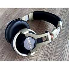 Shure SRH750DJ 專業DJ 可換線 耳罩耳機 雅典音響世界公司貨, Black