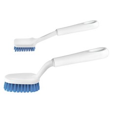 CLEAN i 縫隙刷 + 多用途清潔刷, 粉彩藍 + 淺灰色, 1套