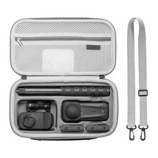 STAR 스타TRC VCR insta360 x4 에어 렌즈 가드 휴대용 보관 가방 보호 커버 하드 쉘 여행용 프로텍터 Insta 360 액세서리용 카라비너 포함 224393