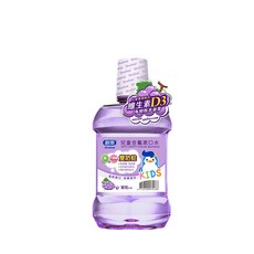 刷樂 兒童含氟漱口水500ml，清新水果口味，無酒精配方，預防蛀牙，寶貝口腔健康, 1個, 葡萄