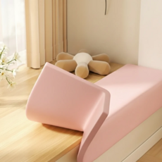 홈앤힐링 흔적없는 모서리 충격방지 패드 벽 충격흡수 스펀지, 클레이 핑크, 1개