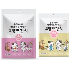 비타츄 짜먹는 고양이 간식, 연어+산양유, 15g, 60개