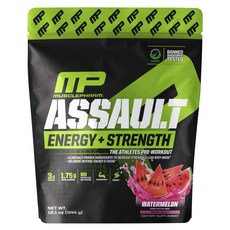 MUSCLEPHARM ASSAULT肌酸能量補充粉 西瓜口味, 1個, 344g