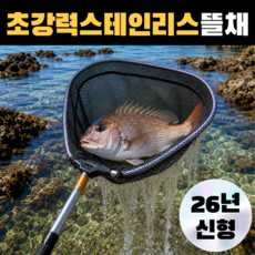 조온하루 스테인리스 뜰채 해루질 낚시 물고기, 스텐
