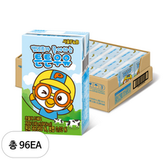 서울에프엔비 뽀로로가 좋아하는 튼튼우유, 140ml, 96개
