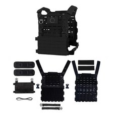 《K.T.T.》HL捍衛者HL-A01(2024改良款)戰術快拆背心，模組化戰術背心，耐磨防護, 1個