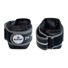 스타 모래주머니 철주머니 1kg~5kg 손목 발목, 이지중량밴드 2kg(1kg x 2개)