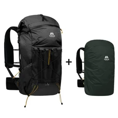 AONIJIE 42L 레인 커버가 있는 야외 배낭 남성과 여성을 위한 방수 내구성 하이킹 배낭 FH2542, 02 Black-Rain cover