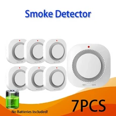 앱알림 기능이 있는 XUK WiFi 스마트 연기 경보기 저전력 소비 배터리 구동(배터리는 포함되지 않음) 가정, 05 PG-S11WIFI-007