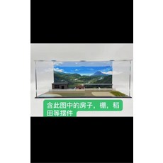 1:64 자동차 다이캐스트 모형 디오라마 베이스 투명 케이스 세트, F, 1개