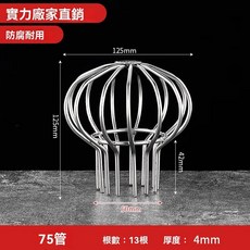 不鏽鋼天溝過濾網 屋簷排水管防堵塞網 防腐耐用 4mm厚, 1個, 75網罩不銹鋼