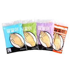 동광 장갑 깔깔이 라텍스 고무 미용 염색 위생 장갑, 일반 소(S), 1개