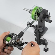 자동 낚시줄 감개 도구 줄감기 기본 릴 라인 결속기 와인더 와이어, 흡반금, 1개