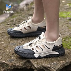 Praelux 등산화 남성 여름 미끄럼방지 통풍 메쉬 트레킹화
