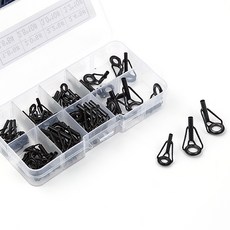 釣魚桿捲線零件組 8款 共56入, 單色, 1組