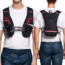 콜핑 남성 여성 공용 스포츠 라이딩 자전거 가방 트레일러닝 가방 백팩, BLACK