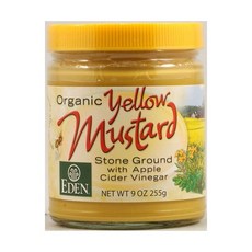 에덴 푸드 유기농 옐로우 머스타드 병 -- 9온스 - 2개, 255g