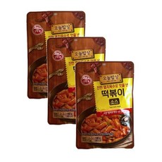 오뚜기 오늘밥상 진한멸치육수로맛을낸떡볶이소스 180g 3개, 4세트