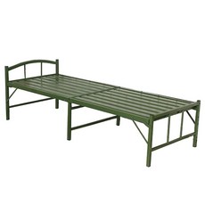 접이식 침대 프레임 평상형 받침대 싱글 기숙사 원룸, 60cm 녹색 매트