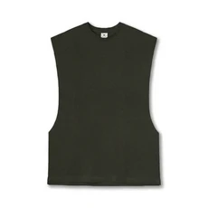 여름 통기성 빠른 건조 메쉬 셔츠 평범한 루즈핏 남성 캐주얼 스포츠 탱크탑 체육관 러닝 피트니스 운동