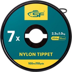 홀더 플라이 낚시용 티펫 리더가 있는 SF 클리어 나일론 라인 트라우트 0X 1X 2X 3X 4X 5X 6X 7X