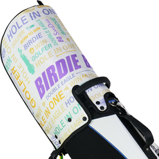 산디앤 캐디백 후드커버 골프가방 방수 신형 후드카바, 아이보리계열, 7.Birdie Birdie