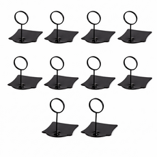 애니모어 사각 스탠드 메모홀더 꽂이 가격표 명함 pop 쇼클립, 10개, 블랙