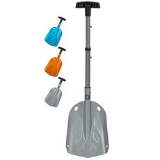 G2 Backcountry 경량 텔레스코픽 눈사태 눈삽 33cm(13인치)까지 보관 내구성 있는 알루미늄 합금 소재 ABS 미끄럼 방지 방지 손잡이 컴팩트한 보관 사이즈, 회색, 1개