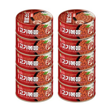 본사직영 롯데햄 고추장 고기볶음, 10개, 80g