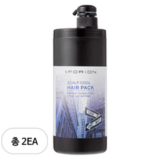 포리온 스칼프 쿨 헤어팩, 1L, 2개